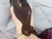 小情侶家中做愛後入瘋狂衝刺